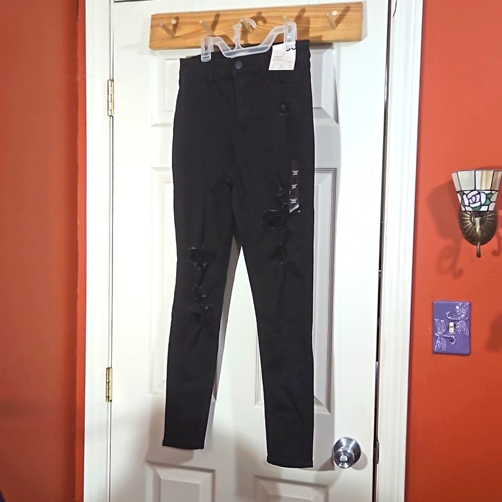 SO Super High Rise Jegging Black